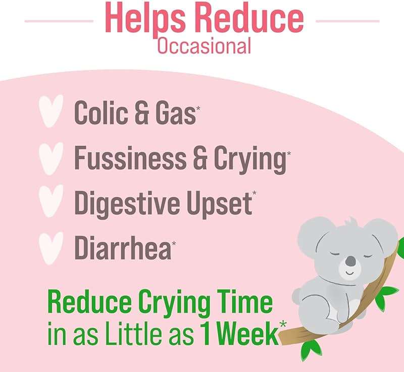 Culturelle Baby Digestive Calm & Comfort Probiotic (Age 0-12 Mos) 8.5Ml, Helps Periodic Colic, Gas, Fussiness, Crying & Digestive Upset In Infants & Newborns, Vegan Non-Gmo Gluten-Free, 1 Mos. Supply - Image 3