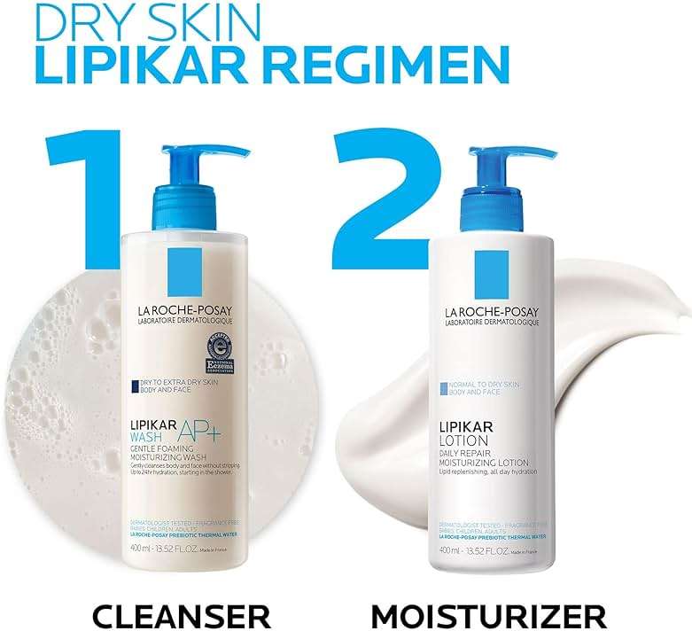 La Roche-Posay Lipikar Body Lotion Daily Repair Moisturizing Cream, Fragrance Free Body Moisturizer with Shea Butter, Body Lotion for Dry Skin, Moisturizing for Sensitive Skin - Image 6