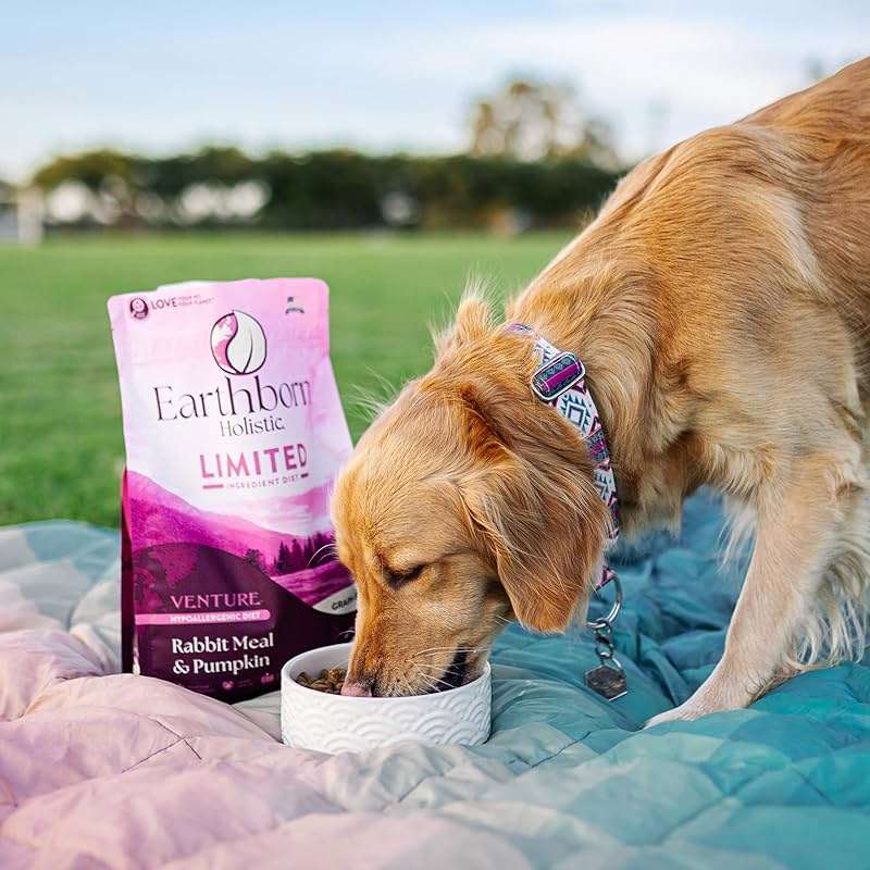 Earthborn Holistic Venture Rabbit Meal & Pumpkin Limited Ingredient Diet Grain Free Dry Dog Food, 4 lbs. - Image 7