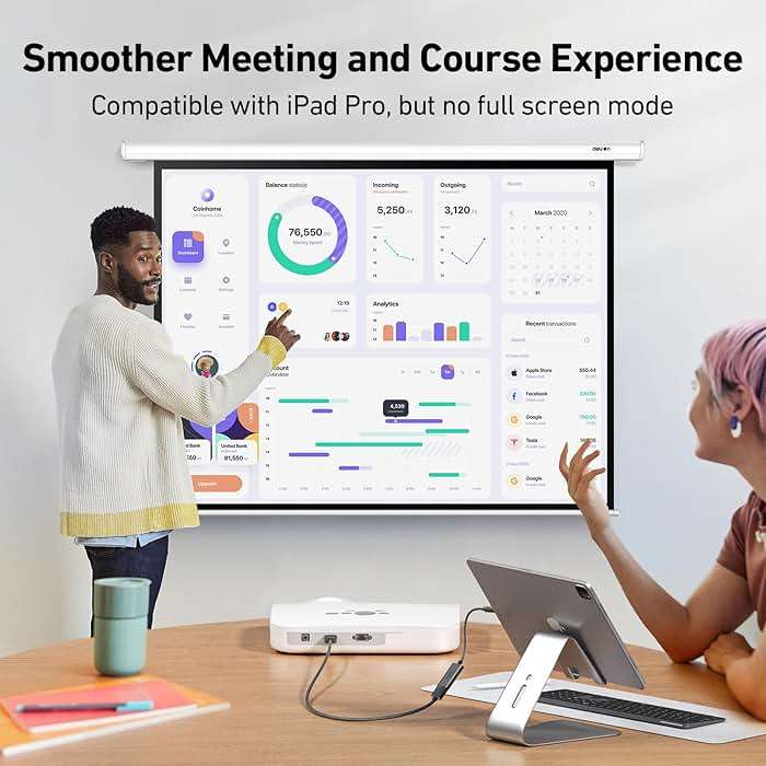 uni USB-C to HDMI Adapter 4K@60Hz, Thunderbolt 3/4 to HDMI Adapter, Type C HDMI Converter, Compatible with MacBook Pro/Air 2022, iPad Pro/Air, Surface Laptop, Dell XPS, Chromebook, Galaxy & More - Image 5