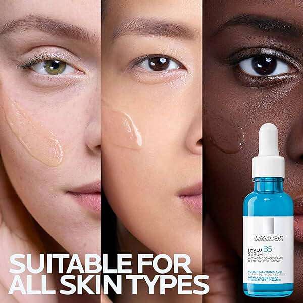 La Roche-Posay Hyalu B5 Pure Hyaluronic Acid Serum for Face, Vitamin B5 + Hyaluronic Acid + Madecassoside, Hydrating Serum Visibly Plumps Skin, Sensitive Skin Safe, Anti Aging, Oil-Free - Image 6