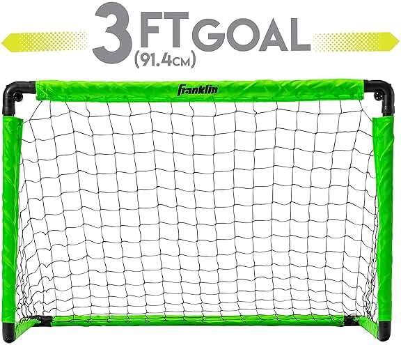 Franklin Sports Mini Soccer Goal with Ball and Pump - Image 2