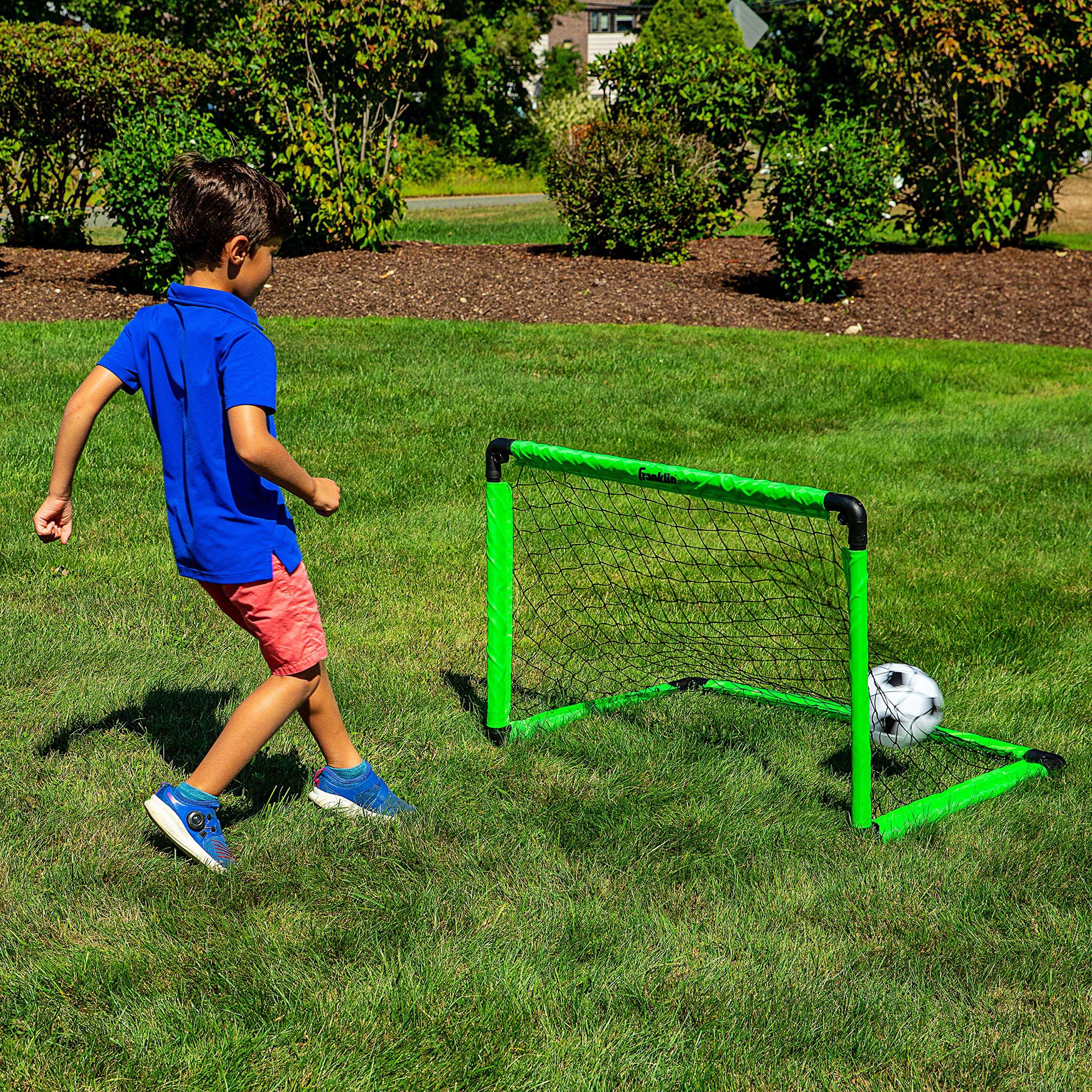 Franklin Sports Mini Soccer Goal with Ball and Pump - Image 6