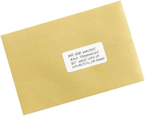 Avery 05440 Removable Multi-Use Labels, 1 1/2 x 3, White, 150/Pack - Image 3