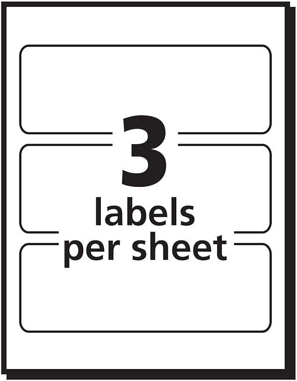 Avery 05440 Removable Multi-Use Labels, 1 1/2 x 3, White, 150/Pack - Image 4