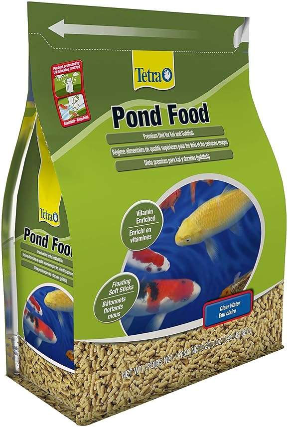 Tetra PondFood Premium Diet Koi & Goldfish Food, 1.25 lb - Image 2