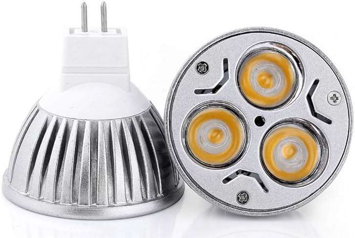 MR16 3W LED Bulbs MR16 3W 12V Warm White 2700K Not Dimmable 60 Degree Beam Angle LED Spotlight Bulbs for Landscape Recessed Lighting,35W Halogen Bulbs Equivalent,6 Pack - Image 2