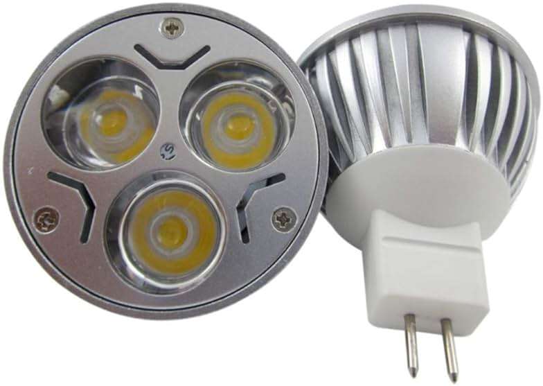 MR16 3W LED Bulbs MR16 3W 12V Warm White 2700K Not Dimmable 60 Degree Beam Angle LED Spotlight Bulbs for Landscape Recessed Lighting,35W Halogen Bulbs Equivalent,6 Pack - Image 3