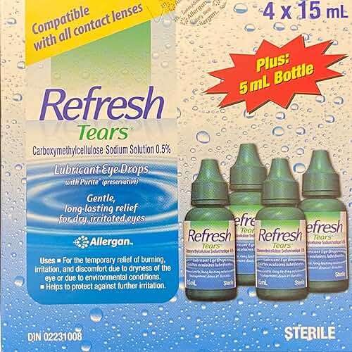 Refresh Tears Lubricant eye drops 4x15 ml, 1x5 ml - Image 2