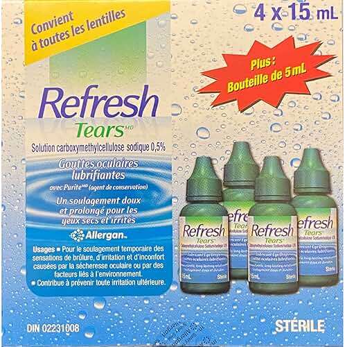 Refresh Tears Lubricant eye drops 4x15 ml, 1x5 ml - Image 3