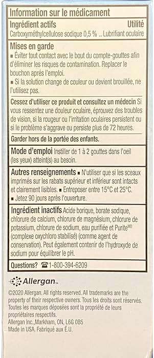 Refresh Tears Lubricant eye drops 4x15 ml, 1x5 ml - Image 4