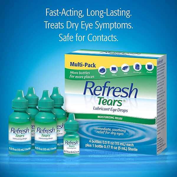 Refresh Tears Lubricant eye drops 4x15 ml, 1x5 ml - Image 6