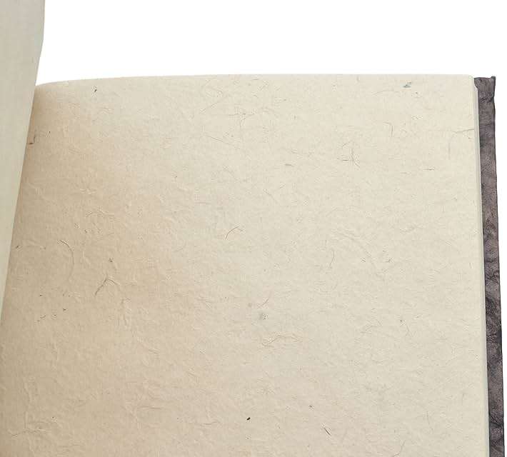 Kathmandu Valley Co. Nepali Eco Writing Journal with Vintage Handmade Lokta Paper, Clean-cut, Made in the Himalayas of Nepal, 6x9 Inches (Walnut, Standard) - Image 4