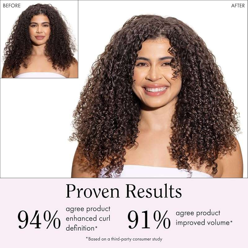 Rizos Curls Curl Defining Cream for Wavy, Curly, Coily Hair – Frizz Control, Defines, Softens, Moisturizes, Adds Shine for 1a–4c Hair Types – Sulfate & Paraben - Image 4
