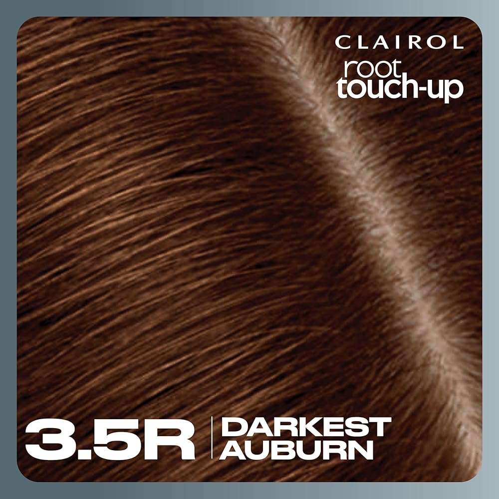Clairol Root Touch-Up by Nice'n Easy Permanent Hair Dye, 3.5R Darkest Auburn Hair Color, Pack of 1 - Image 10