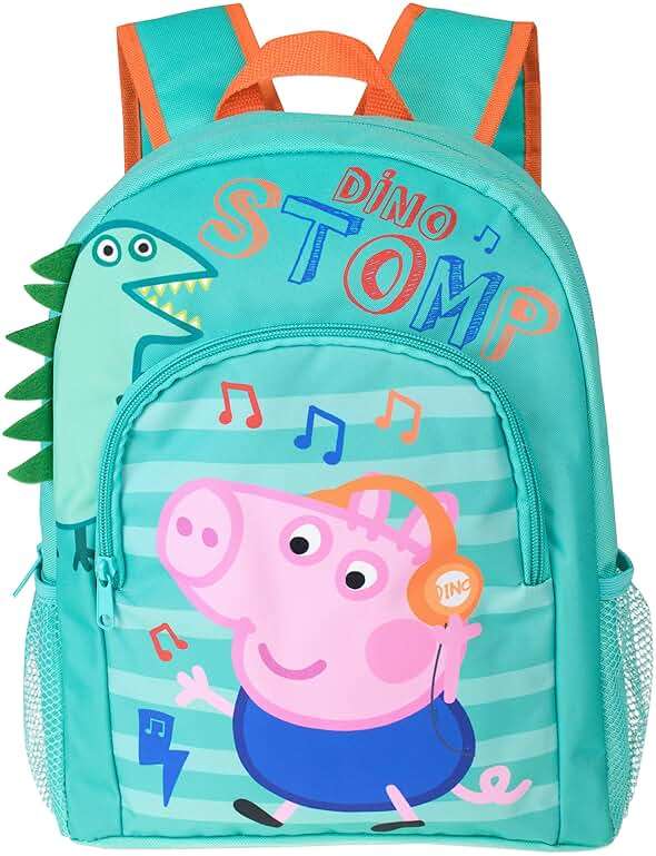 Peppa Pig Backpack For Boys | George Pig Backpack | Multicoloured One Size - Image 1