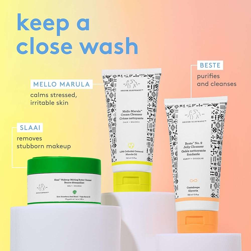 Drunk Elephant Beste No. 9 Jelly Cleanser - Travel-Size Gel Face Wash - Clean Clinical Skincare - Cruelty-Free - Dermatologist-Tested - Free of Essential Oils, Silicones, and Fragrance - Image 5