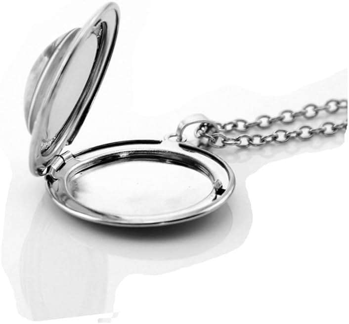 DianaL Boutique Silver Tone Lord Ganesh Ganesha Locket Pendant Necklace Fashion Jewelry - Image 2