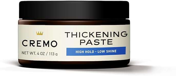 Cremo Hair Thickening Paste for Men - Premium Barber Grade Thickening Paste, High Hold and Low Shine, Hair Styling 4 Oz - Image 6