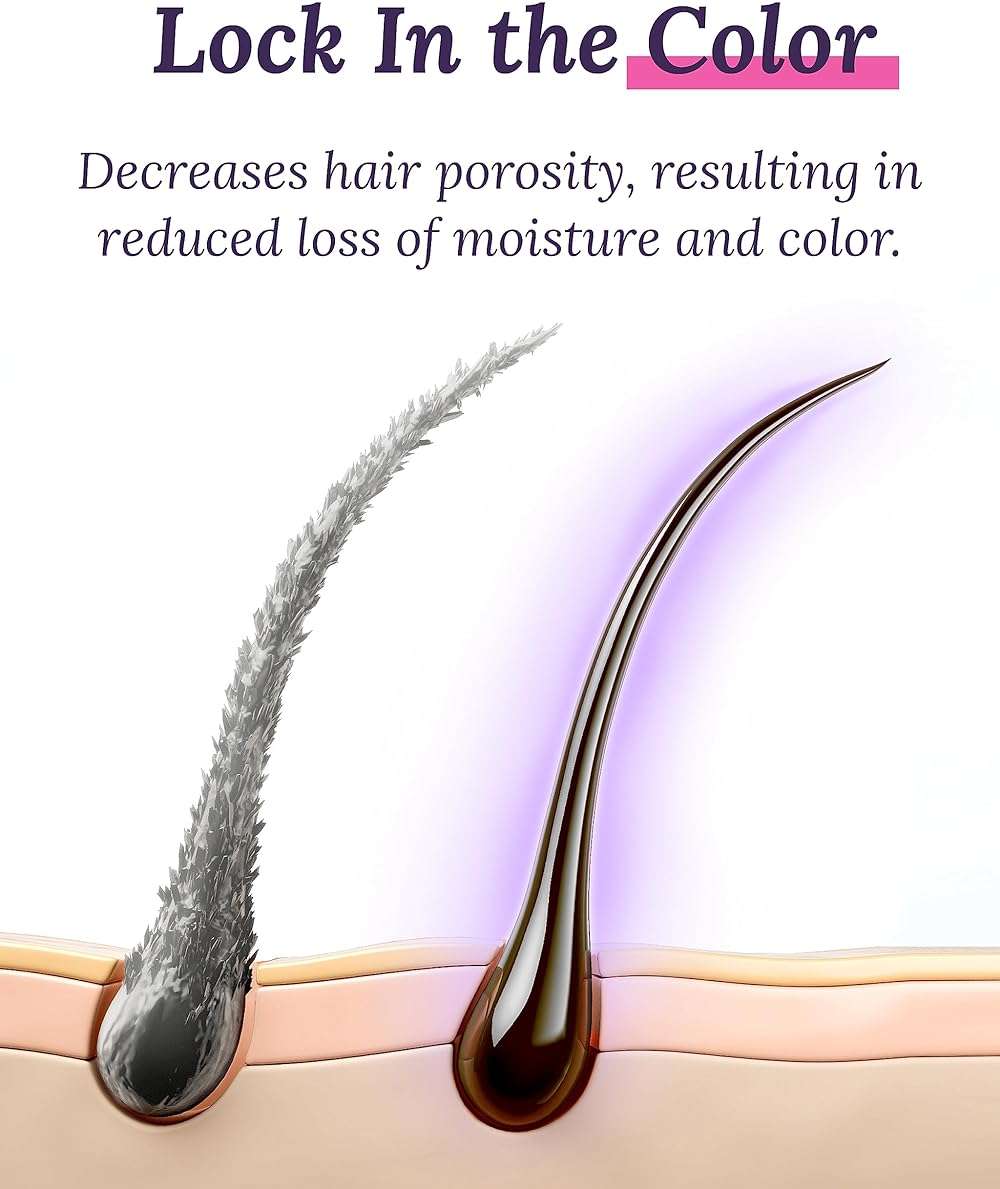 Keranique Rejuvenate Color Boost Shampoo & Conditioner for Color-Treated Hair, Thinning Hair – Sulfate & Paraben Free with UV Protection – Helps Reduce Color Fade & Wash-Out – Keratin Amino Complex™ - Image 3