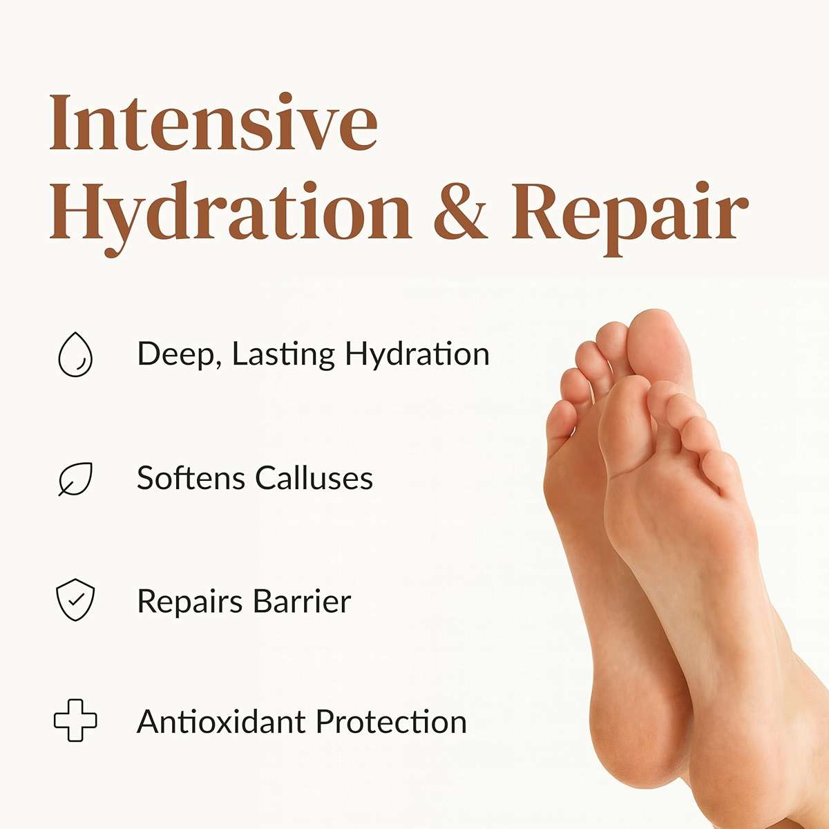 Epielle Hydrating Foot Mask 6 Pairs, Relieve and Soften with Shea Butter & Jojoba Oil, Deep Moisturizing Socks for Dry, Cracked Feet, Self Care Gifts for Women, Spa Kit - Image 3