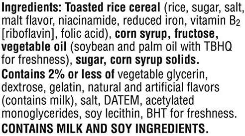 Kellogg’s Rice Krispies Treats, Crispy Marshmallow Squares, Original, Single Serve, Display Box, 1.3 oz Bars (25 Count) - Image 11