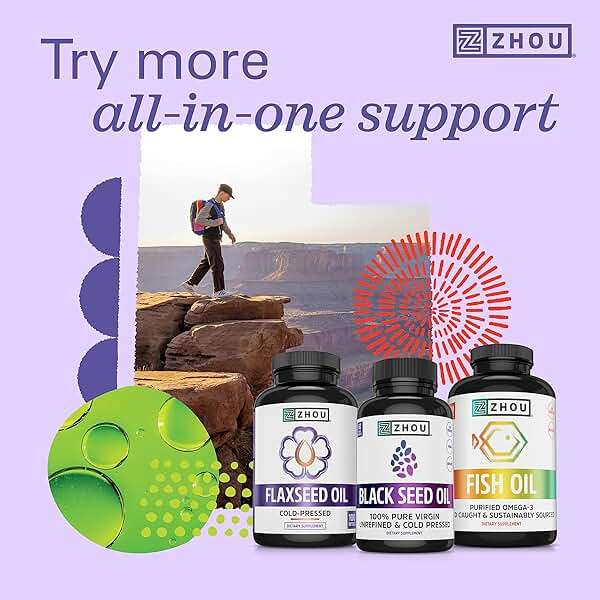Zhou Organic Black Seed Oil - Black Cumin Seed Oil Cold Pressed, Nigella Sativa, Pure Unrefined Blackseed Liquid, Premium Supplement for Health with Thymoquinone, Omega 3 6 9 - 8 Fl Oz (Pack of 1) - Image 4