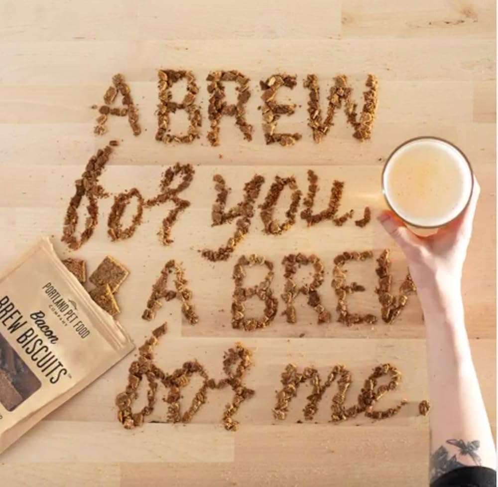 CRAFTED BY HUMANS LOVED BY DOGS Portland Pet Food Company Beef Broth Brew Biscuit Dog Treats (1 Pack, 5 oz Bag) – All Natural, Human-Grade, USA-Sourced and Made - Image 3