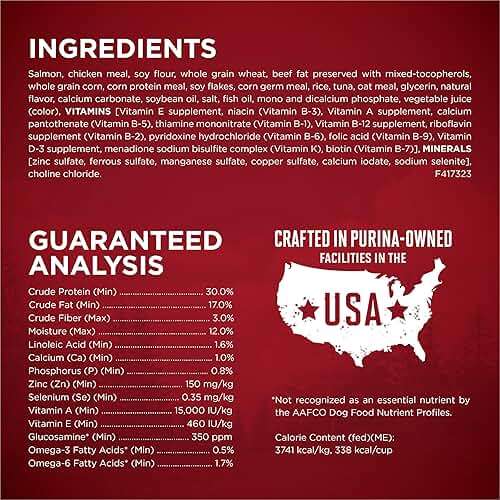 Purina ONE True Instinct With Real Salmon and Tuna Natural With Added Vitamins, Minerals and Nutrients High Protein Dog Food Dry Formula - 36 lb. Bag - Image 5