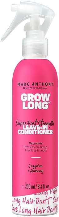 Marc Anthony Leave-In Conditioner Spray & Detangler, Grow Long Biotin - Anti-Frizz Deep Conditioner For Split Ends & Breakage - Vitamin E, Caffeine & Ginseng for Curly, Dry & Damaged Hair - Image 1