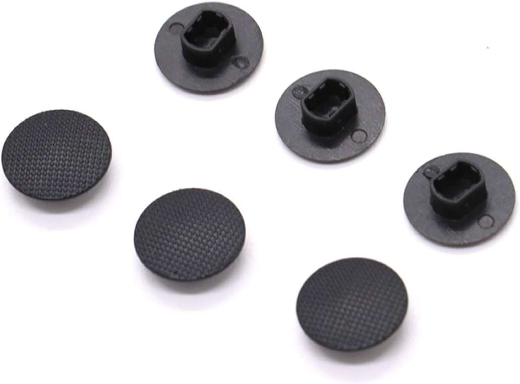 Pomeat 6 Pack Black Analog Joystick Stick Cap Cover Button for Sony PSP 1000 - Image 1