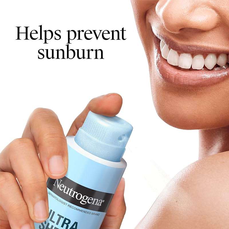 Neutrogena Ultra Sheer Dry Touch Sunscreen Spray SPF 70 Broad Spectrum UVA UVB Protection Lightweight Water Resistant up to 80 Minutes Oil PABA Oxybenzone Free, 3-pack of 5 oz - Image 4