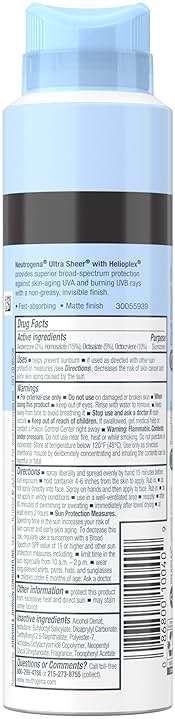 Neutrogena Ultra Sheer Dry Touch Sunscreen Spray SPF 70 Broad Spectrum UVA UVB Protection Lightweight Water Resistant up to 80 Minutes Oil PABA Oxybenzone Free, 3-pack of 5 oz - Image 9