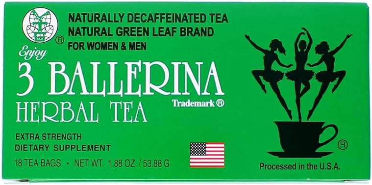 3 Ballerina Herbal Tea Drink Extra Strength Herbal, 18 Count (Pack of 2) - Image 4