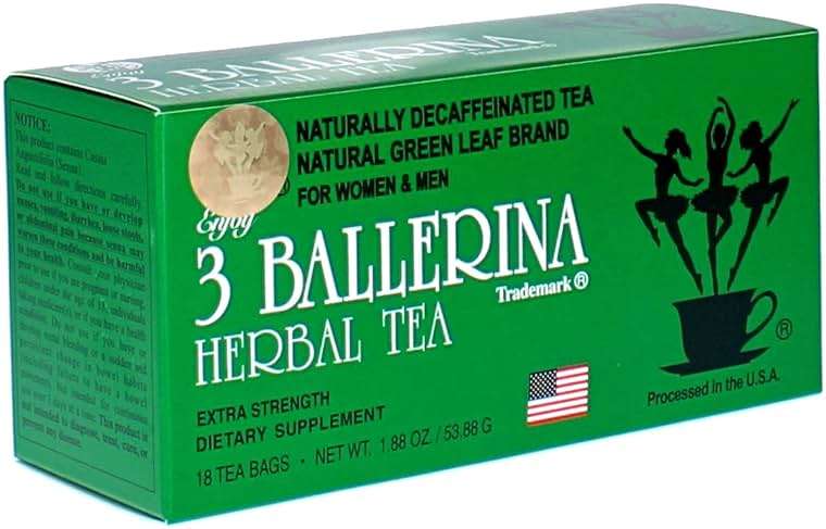 3 Ballerina Herbal Tea Drink Extra Strength Herbal, 18 Count (Pack of 2) - Image 5