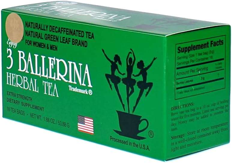 3 Ballerina Herbal Tea Drink Extra Strength Herbal, 18 Count (Pack of 2) - Image 6