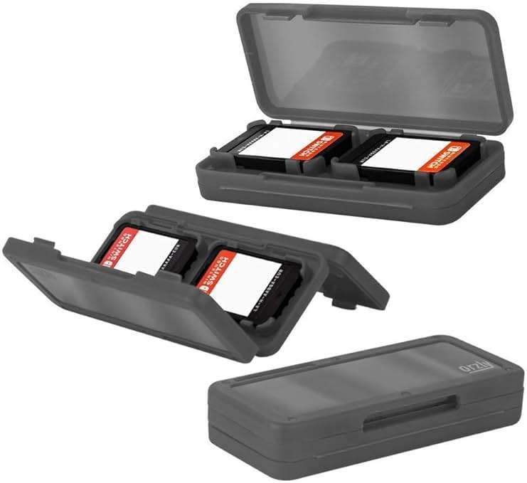 Orzly Switch 1 / Switch OLED Accessories Bundle – Case & Screen Protector for Nintendo Switch 1 (2017-2024 Console) Charge Cable, Game Holder, Comfort Grip Case, Headphones & More – Gift Box Edition - Image 8