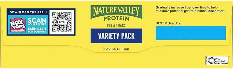 Nature Valley Protein Bars Variety Pack, Gluten Free Chewy Granola Snack Bars, 10g Protein, Peanut Butter Dark Chocolate, Salted Caramel Nut, Peanut Almond Dark Chocolate, 15 Count, 21.3 oz Box - Image 8