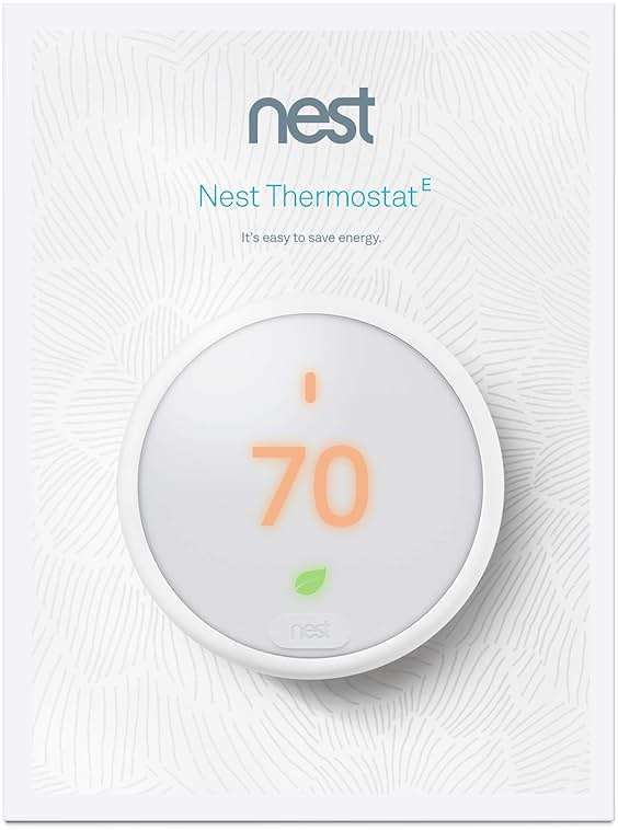Nest Thermostat E Programmable Smart Thermostat for Home, App Controlled via Wifi, Programmable, Compatible with Alexa and Google Assistant, Frosted White Color (T4002ES) - Image 4