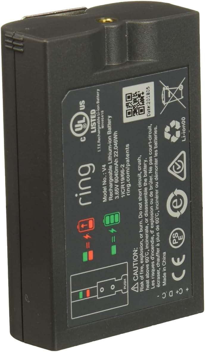 Quick Release Battery Pack — Compatible with all battery-powered Ring Cameras and Ring Doorbells - Image 2