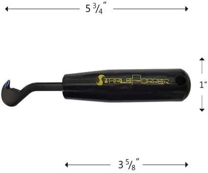 StaplePopper Mini – Heavy Duty Staple Remover Tool & Staple Puller | Fastest Hand Tool for Carpet Staples | Contractor Grade Staple Remover Stick for DIY, Upholstery & Flooring Projects - Image 2