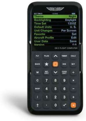 ASA CX-3 Flight Computer – Advanced Electronic E6B for Accurate Flight Planning and FAA Exam Preparation - Image 1