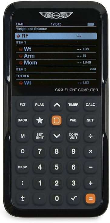 ASA CX-3 Flight Computer – Advanced Electronic E6B for Accurate Flight Planning and FAA Exam Preparation - Image 3