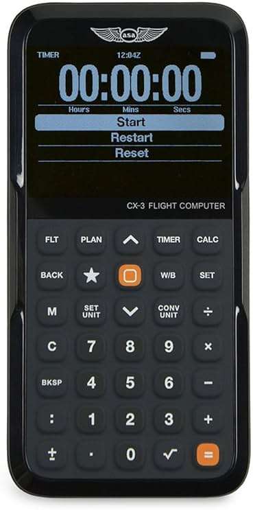 ASA CX-3 Flight Computer – Advanced Electronic E6B for Accurate Flight Planning and FAA Exam Preparation - Image 4