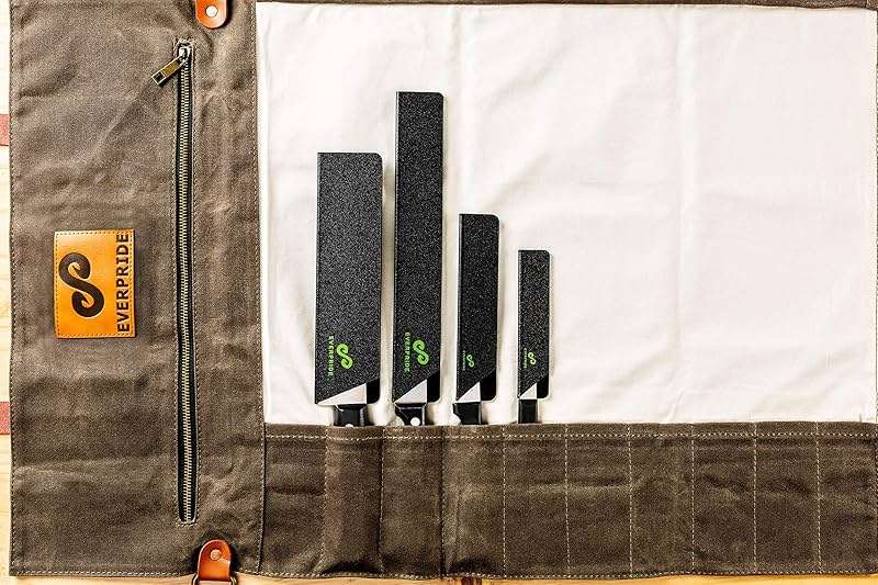 EVERPRIDE Chef Knife Sheath Set (4-Piece Set) Universal Blade Edge Cover Guards for Chef’s and Kitchen Knives – Durable, BPA-Free, Felt Lined, Sturdy ABS Plastic – Knives Not Included - Image 5