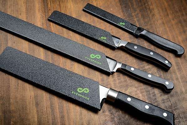 EVERPRIDE Chef Knife Sheath Set (4-Piece Set) Universal Blade Edge Cover Guards for Chef’s and Kitchen Knives – Durable, BPA-Free, Felt Lined, Sturdy ABS Plastic – Knives Not Included - Image 8