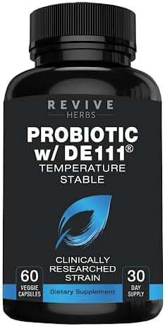 Advanced Probiotic with DE111 Strain (Bacillus subtilis). Spore Forming Probiotic. No Refrigeration Needed. 11.5 Billion Organisms. Probiotics for Women and Men. 60 Vegetable Capsules. - Image 1
