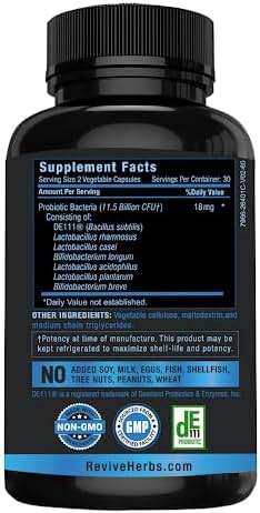 Advanced Probiotic with DE111 Strain (Bacillus subtilis). Spore Forming Probiotic. No Refrigeration Needed. 11.5 Billion Organisms. Probiotics for Women and Men. 60 Vegetable Capsules. - Image 3