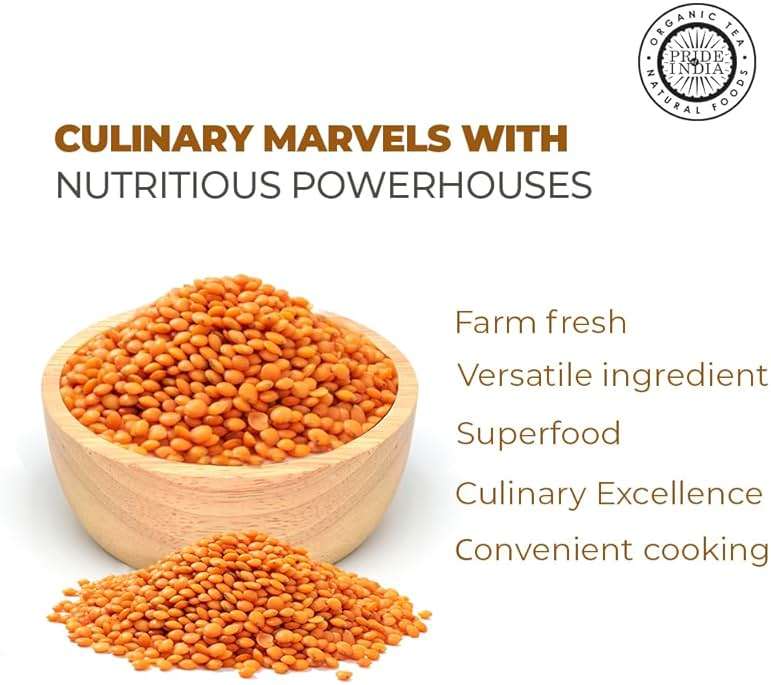 Pride of India Split Masur Red Lentils – 3 lb | Indian Masoor Dal Protein & Fiber Rich for Soup, Curry, Daal Recipes | Soft Texture Fast Cooking Dry Lentils - Vegan & Gluten Free Pantry Staple - Image 4