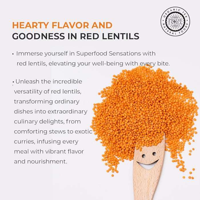 Pride of India Split Masur Red Lentils – 3 lb | Indian Masoor Dal Protein & Fiber Rich for Soup, Curry, Daal Recipes | Soft Texture Fast Cooking Dry Lentils - Vegan & Gluten Free Pantry Staple - Image 6